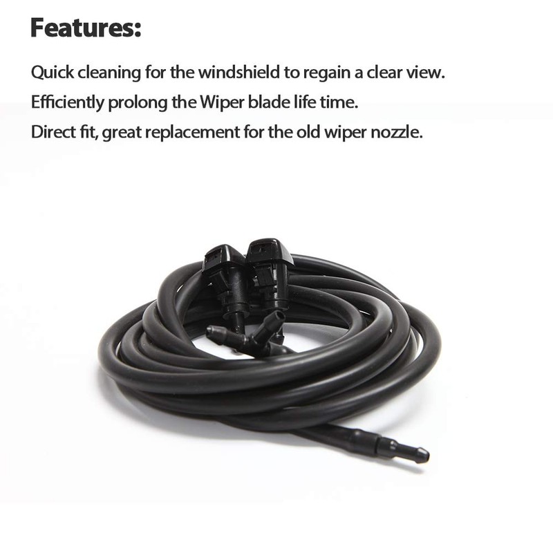 Windshield Washer Nozzles Kit, for Chrysler, Dodge, Ram Washer Jet