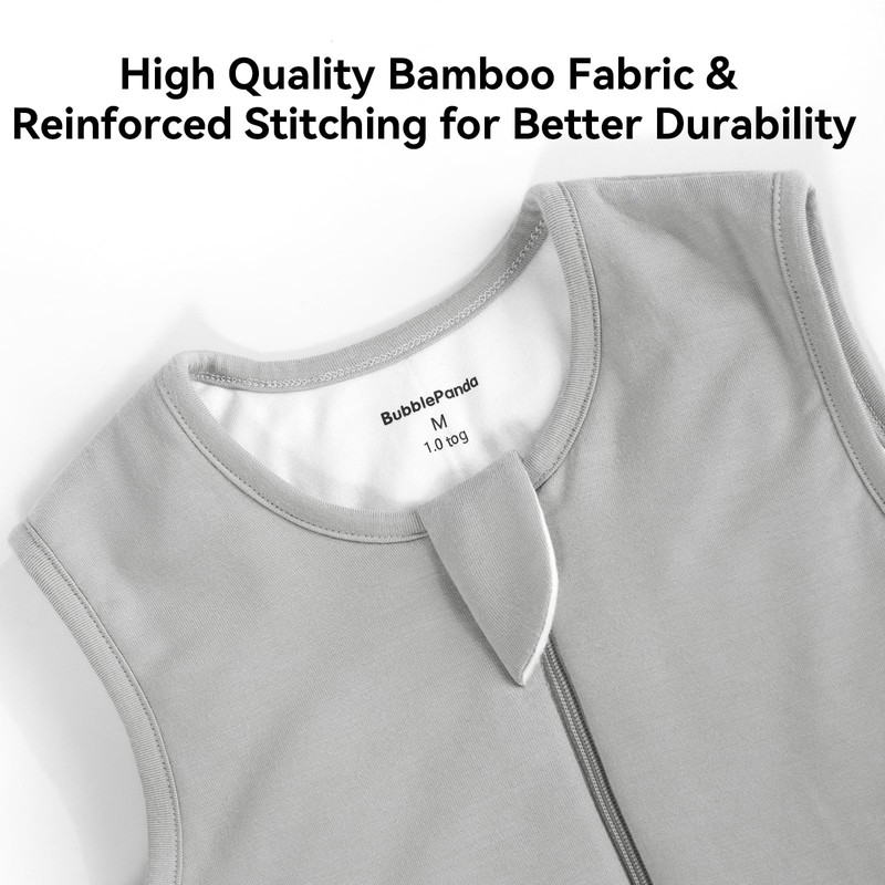 BubblePanda Rayon Made from Bamboo Toddler Sleep Sack with Feet