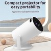 Portable Projector, 1080P Home Theater Projector with 180 Degree Rotatable,