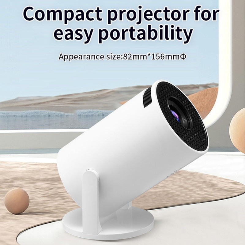 Portable Projector, 1080P Home Theater Projector with 180 Degree Rotatable,