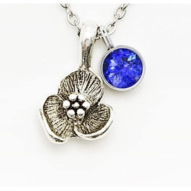 Birthstone necklace (September)，Birthstone jewelry, women's birthstone necklace. Gifts for lovers, daughters, elders and best friends