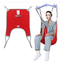 EZ Assistive Hoyer Lift Sling for Toileting, Patient Lift Sling with Divided Leg U-Sling for Transfer Sling, 500lbs Weight Capacity (Small, 1pc)