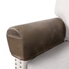 Leather Look Couch Arm Covers Set of 2 Armrest Covers