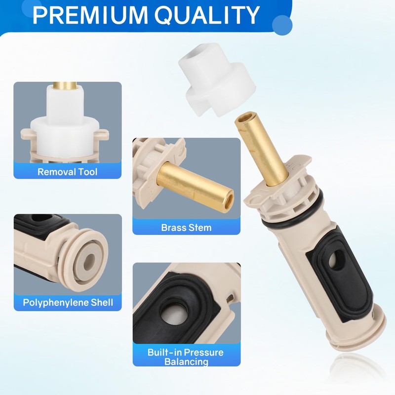 1222 Replacement Cartridge Kit with Removal Tool 104421 for Moen