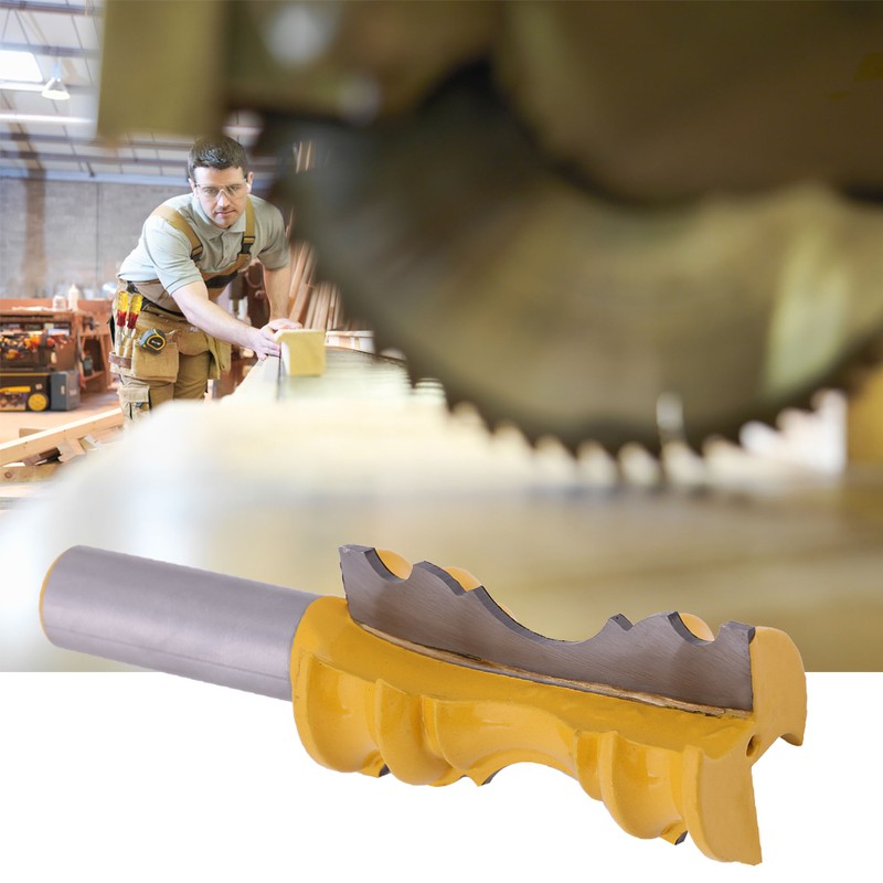 1/2" Shank Large Elaborate Chair Rail Molding Router Bit For