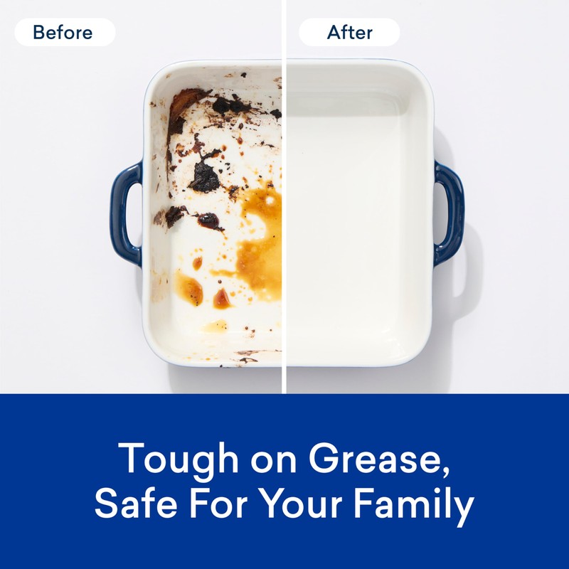 BLUELAND 100% Plastic-Free Dishwasher Detergent Tablets, 120 Count, Free &