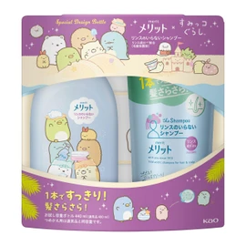 Merit No-Rinse Shampoo Pump + Refill Sumikko Gurashi Design Set