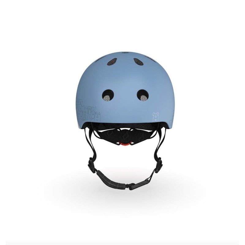 Scoot&Ride Unisex Youth Helmets XXS, Reflective Steel, S