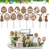 15 pieces Easter bunny garden stake, spring decoration, Easter bunny
