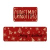 Christmas Kitchen Mat Set of 2, Home for Decor Door