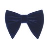 LEVAO Pajarita grande de terciopelo para hombre, Azul-2, Talla única