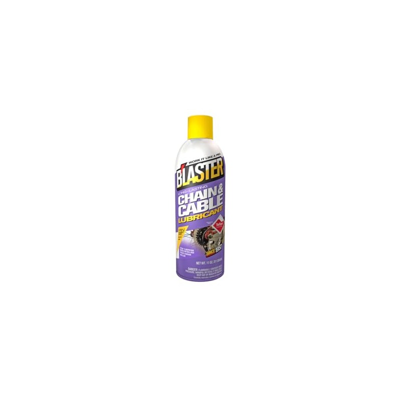 B'laster 16-CCL Long-Lasting Chain and Cable Lubricant, 11 oz, Multi
