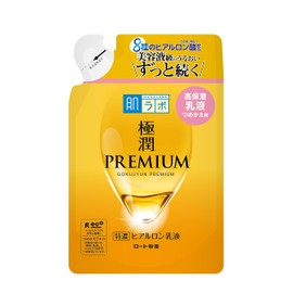 Hada Labo Gokujun Premium Hyaluron Emulsion Cream Refill, 4.9 fl oz (140 ml) (x 1)