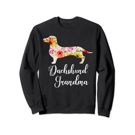Dachshund Grandma Funny Doxie Lover Grandmother Novelty Gift Sweatshirt