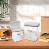 Yomjarl Flour Sugar Storage Containers 2 Pc,Pantry Organizers and Storage