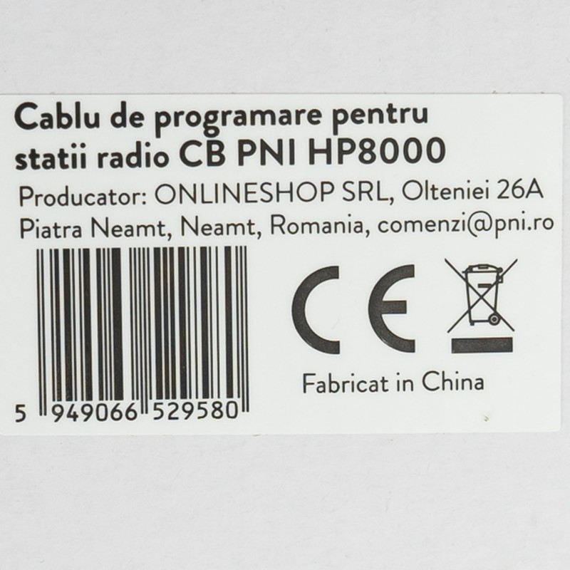 Programming Cable for CB Radio Station PNI Escort HP8000L, HP8001L,