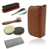 UKQRRTC Shoe Cleaning Kit, Versatile Leather Shoe Shine Kit, Practical