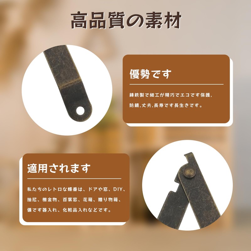 Doyime Door Pivot Hinge, 360 Degree Rotation, Folding Hinge, Furniture