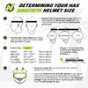 HAX Amatista Modular Flip-Up Dual Visor Motorcycle Helmet - DOT/ECE
