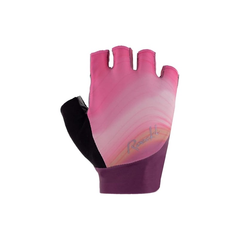 Roeckl Danis 2 Women's Cycling Gloves Short Pink 2025: Size: