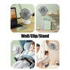 Fan with Clip - Table Fan,8-Inch Hangable Adjustable-Speed Quiet USB