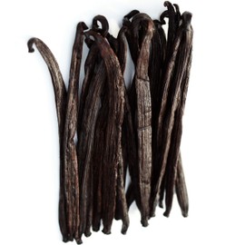 1/4 LB Vanilla Beans Grade A - Whole Gourmet Pods for Homemade Vanilla Extract, Baking, Brewing, Cooking, and Desserts - 4 Ounces (Tahitian)