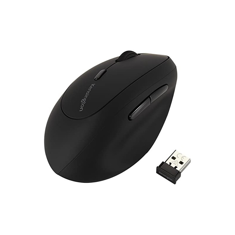 Kensington Pro Fit Left-Handed Ergo Wireless Mouse (K79810WW), Black