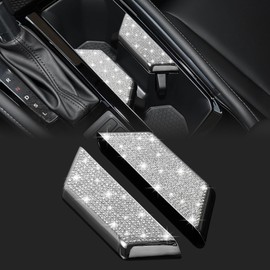 TOMALL Bling Car Water Cup Holder Cover Compatible with Honda Accord 2022-2024 11th Crystal Centre Console Car Water Holder Panel Frame Trim Bling Interior Accessories for Car