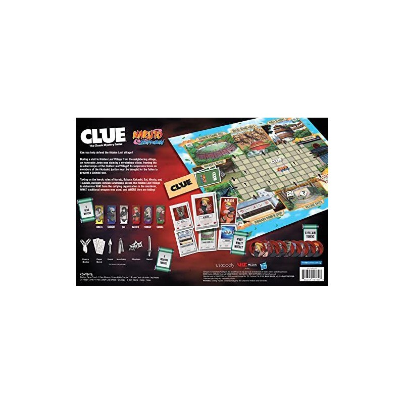 USAOPOLY CLUE: Naruto Edition Board Game