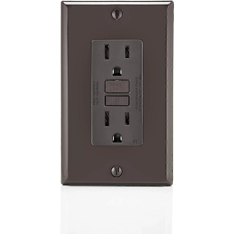 Leviton GFNT1-E Self-Test SmartlockPro Slim GFCI Non-Tamper-Res