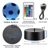 Zcgoingtech Lámpara Led 3d Acrílico De Fútbol Regalos Para Hombres
