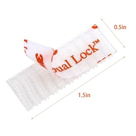 EZ Pass/IPass/IZoom Toll Tag Fastlane Mounting Kit -(2 Sets) Reclosable Fastener Peel and Stick Adhesive Dual Lock Tape Strips