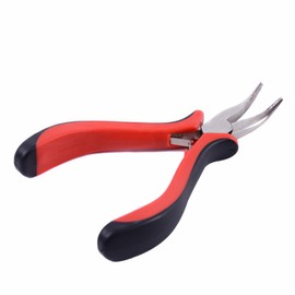 1pcs Hair Pliers Bend Tip Pliers Hair Extension Pliers