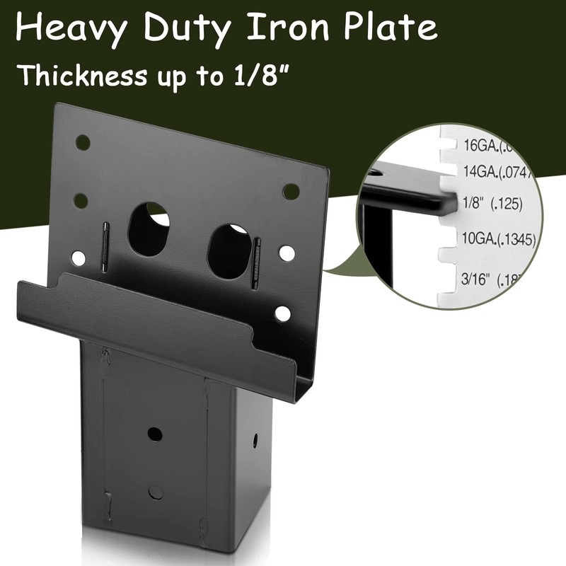 TFMUZERT Elevator Bracket, Deer Stand Brackets 4x4, Deer Blind Bracket
