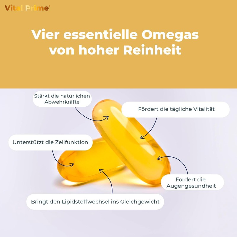 VITAL PRIME Omega 3 6 7 9 2800MG 90 Beads