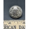FD Wreath Fireman Uniform Button - Large Silver