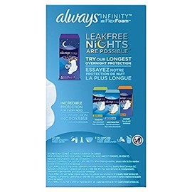 Always Infinity Maxi Pads Flexi-Wings Regular Flow 36 Each (Pack of 3)