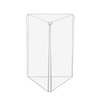 Source One Three Panel Sided Acrylic Table Tent Sign Holder
