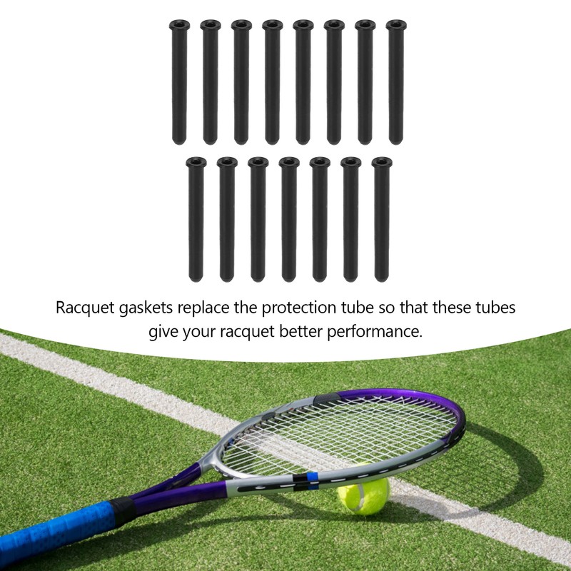 15pcs/set Tennis Racket Wire Protection Tube Durable Tennis Racket Stringing