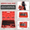 EGOFIX 3/8" Drive Impact Socket Set, 90 Piece Metric Socket