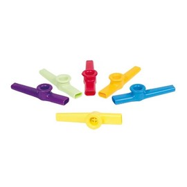 Plastic colored kazoo 1 piece from the 6 colors