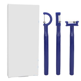 3pcs Tongue Tip Exercise Set, Lateralization Elevation Cleaning Lifting Tool Oral Muscle Training Set Exerciser Language Trainer Adults Stiff Tongue Mouth Strength Speech Talk Tool