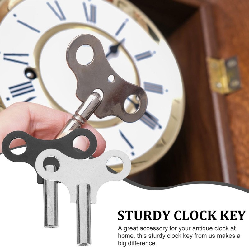 IMIKEYA 2pcs Antique Clock Keys for Winding Clock Key Antique