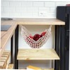 FELTECHELECTR Fruit Hammock for Kitchen Vegetable Net Basket Cotton Woven