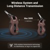 LEKATO Wireless Guitar System 5.8 Wireless Guitar Transmitter Receiver Rechargeable