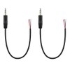 Fancasee 2-Pack 3.5mm 1/8" to Speaker Wire TRS Stereo Male