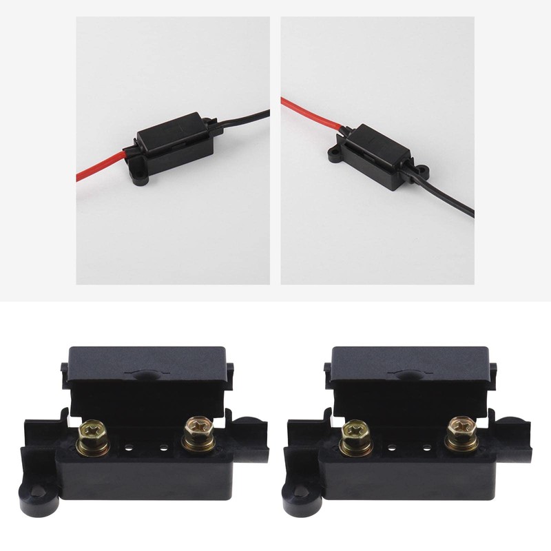VGOL 2PCS Midi Fuse Holders & 2PCS 30Amp Midi Fuses