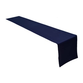 Lemos Home High-Quality Table Runner, Table Linen Made from 100% Cotton, Concept Collection, Choice of Colours and Sizes (Table Runner - 40 x 200 cm, Navy Blue)