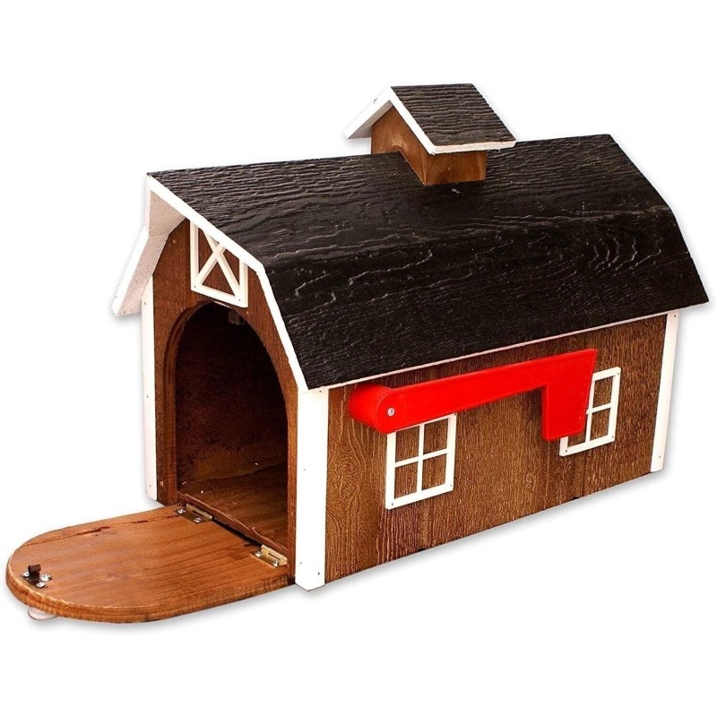 AmishToyBox.com AmishToyBox.co - Chestnut with White Trim