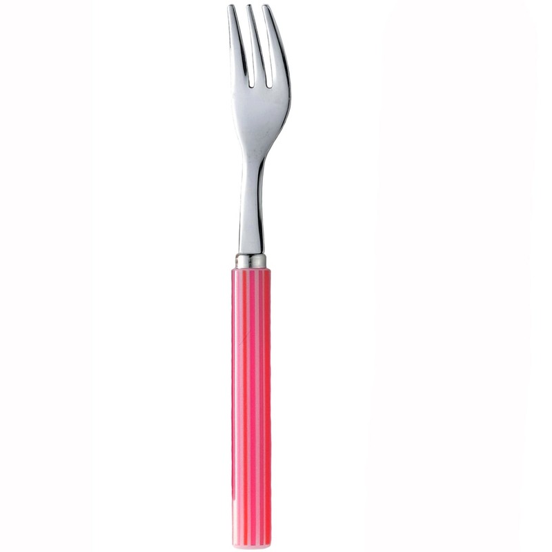 Nagao Stripe Dinner Cutlery Set of 4, Red, Made in